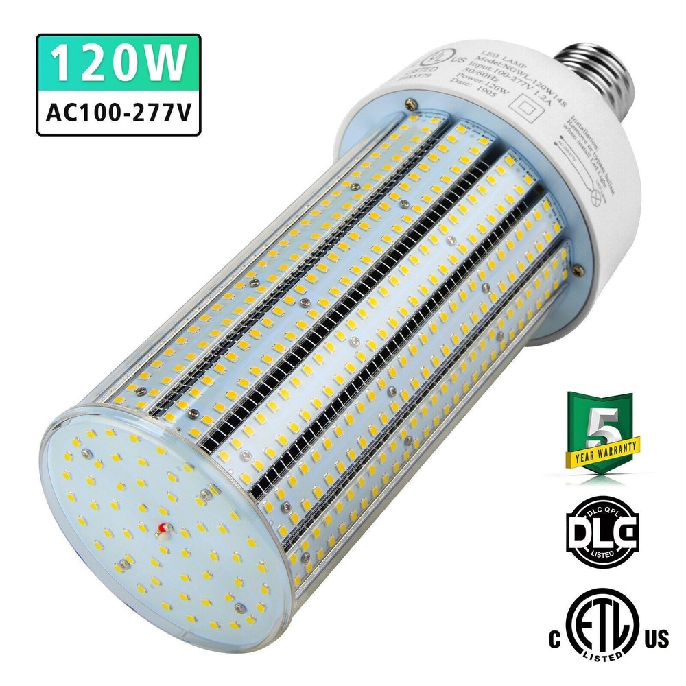 120W LED Corn Bulbs Light E39 Mogul Base Warehouse High Bay Light 6000K Daylight