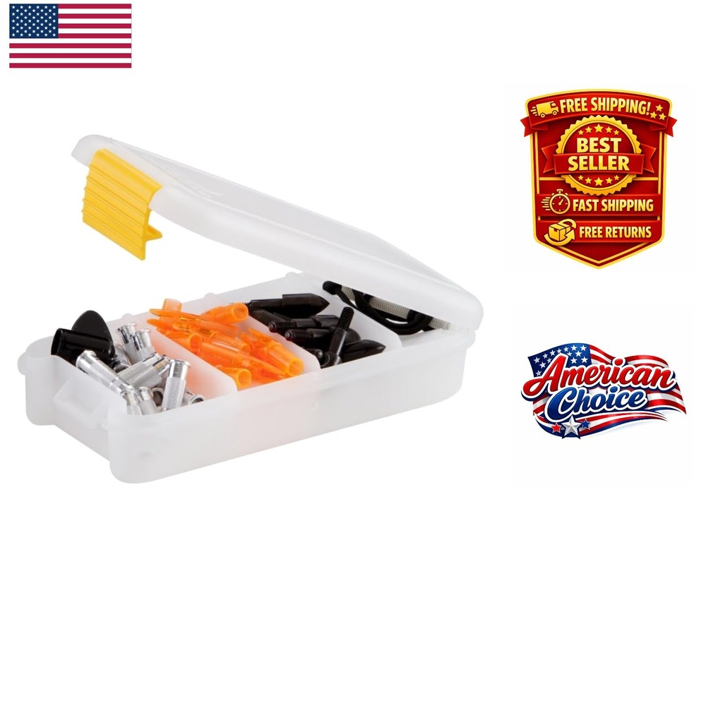 Compact 1309-00 Archery Accessory Box - Removable Dividers & Easy Lock Closure