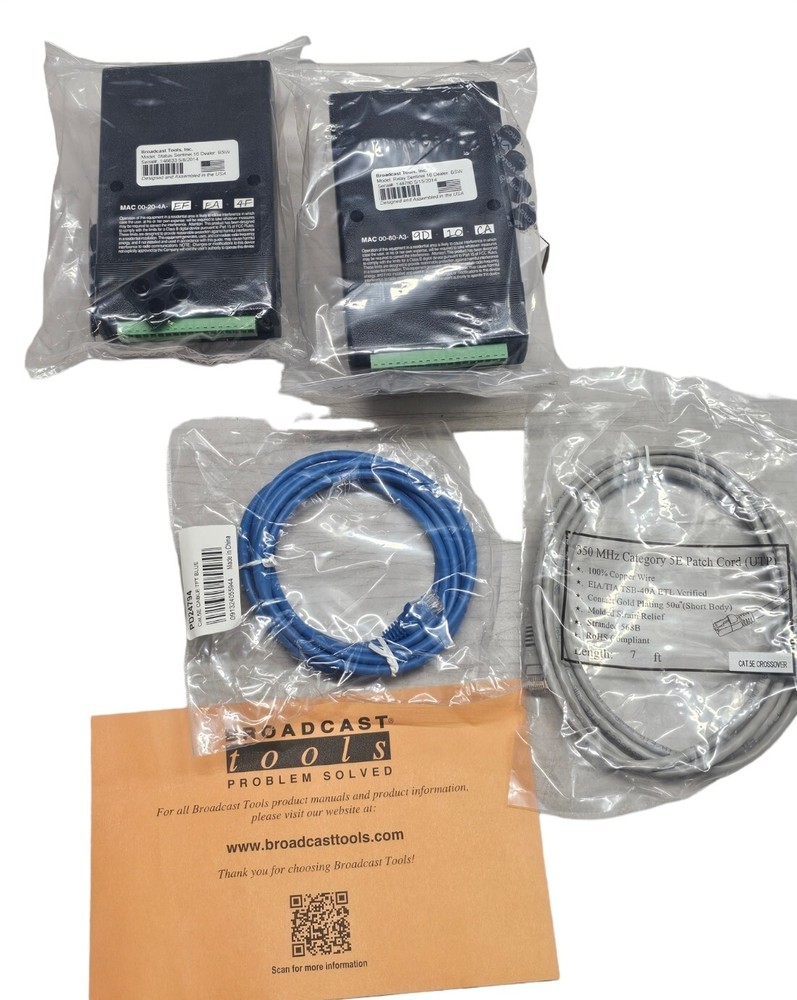 Broadcast Tools Relay And Status Sentinel 16 New In Box