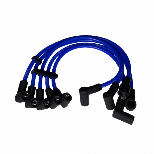Classic Mini New 8mm Blue High Quality Spark Plug Wire Set - Austin Mini