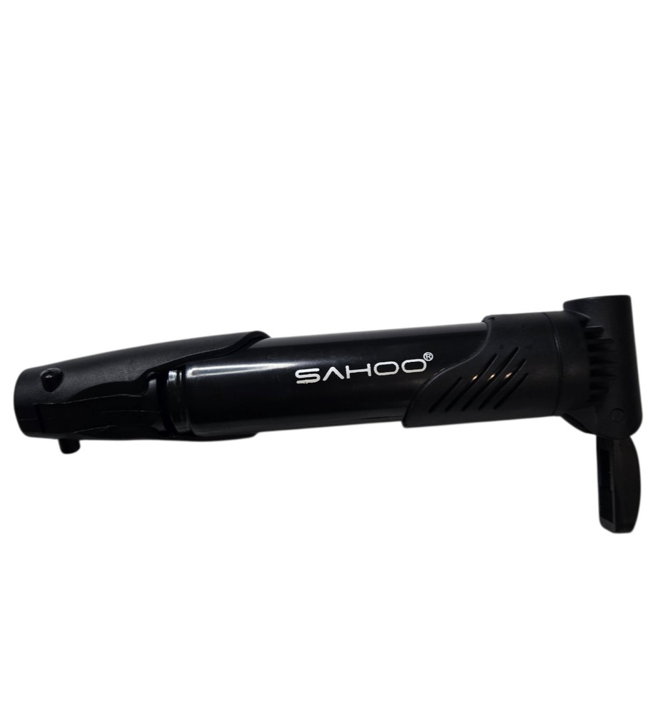 SAHOO Black Mini Compact Bicycle Pump Portable Cycling Accessory