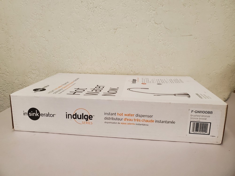 InSinkErator Single-Handle Instant Hot Water Dispenser Faucet, Brushed Bronze