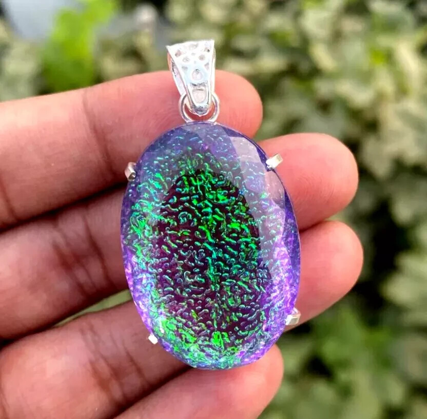 110 Ct+ Natural Oval Monarch Fire Opal Doublet 925 Solid Silver Pendant Gemstone