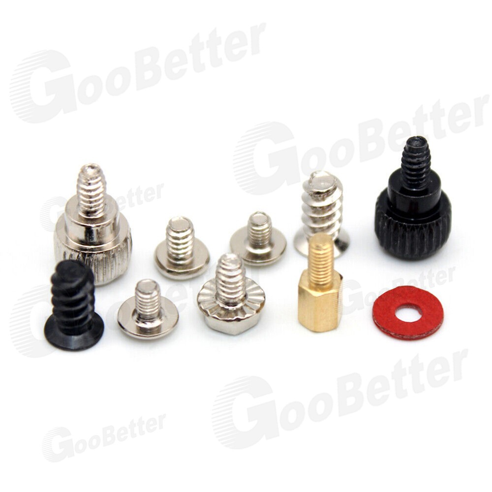 228Pcs PC Computer Screws Standoffs Set Kit for Hard Drive Computer Case Repair