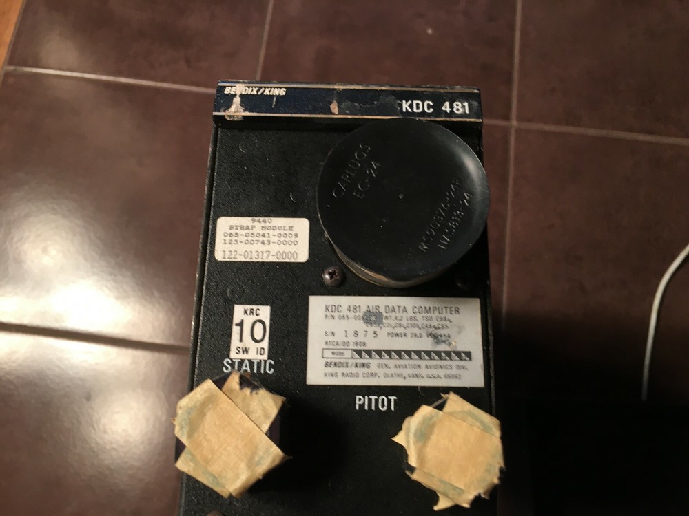Bendix King KDC 481 Air Data 065-0082-03, sn 1875