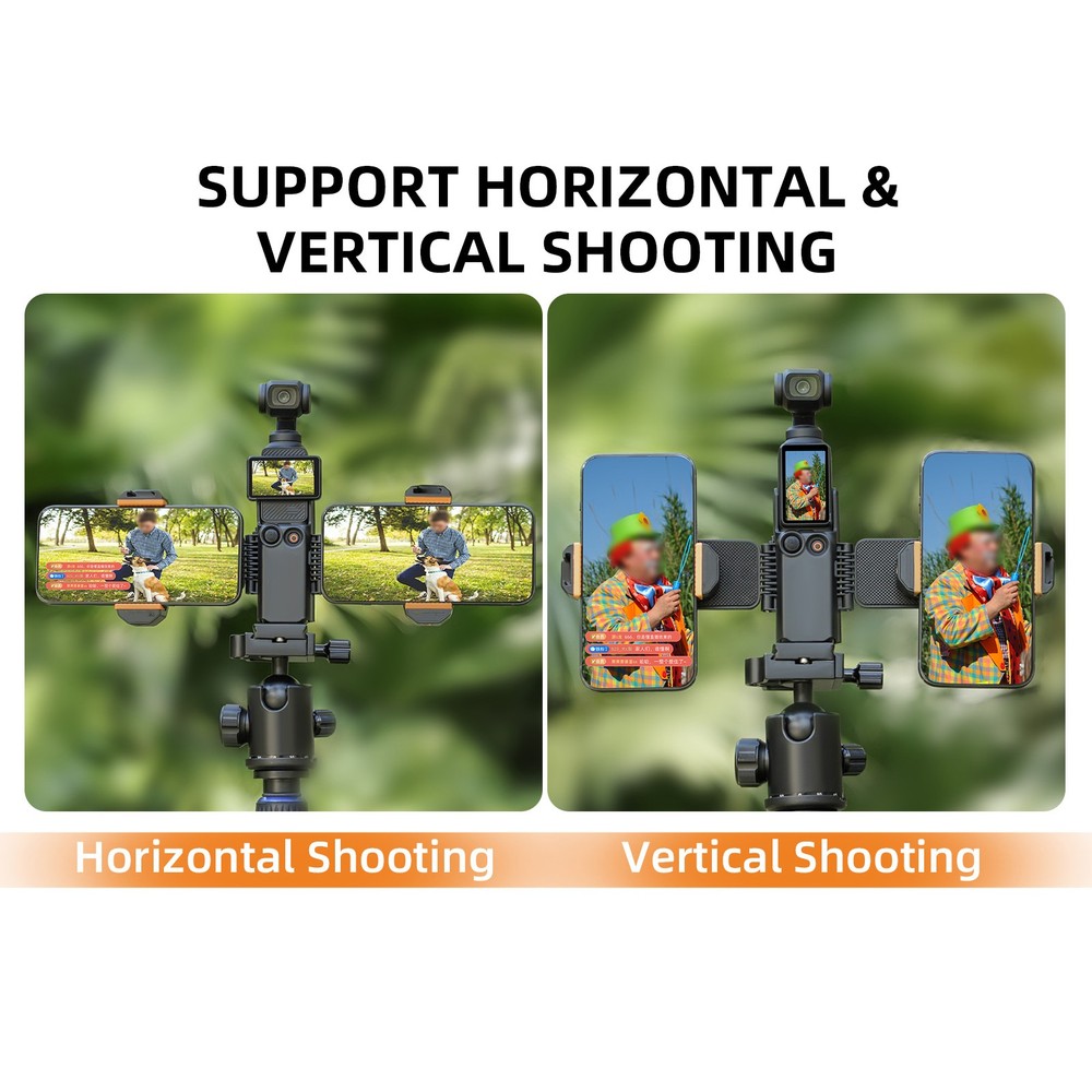 Live Streaming Stand Bracket Part For DJI Osmo Pocket 3 Phone Multi Position