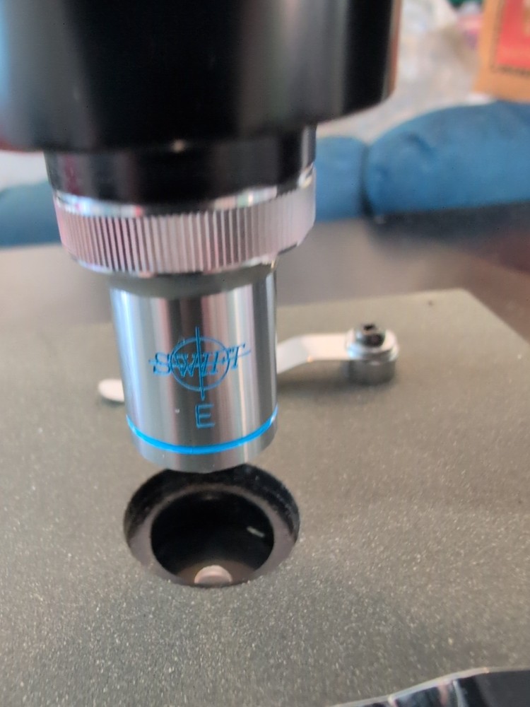 Swift Instruments Microscope With Objective 10 0.25 TESTED