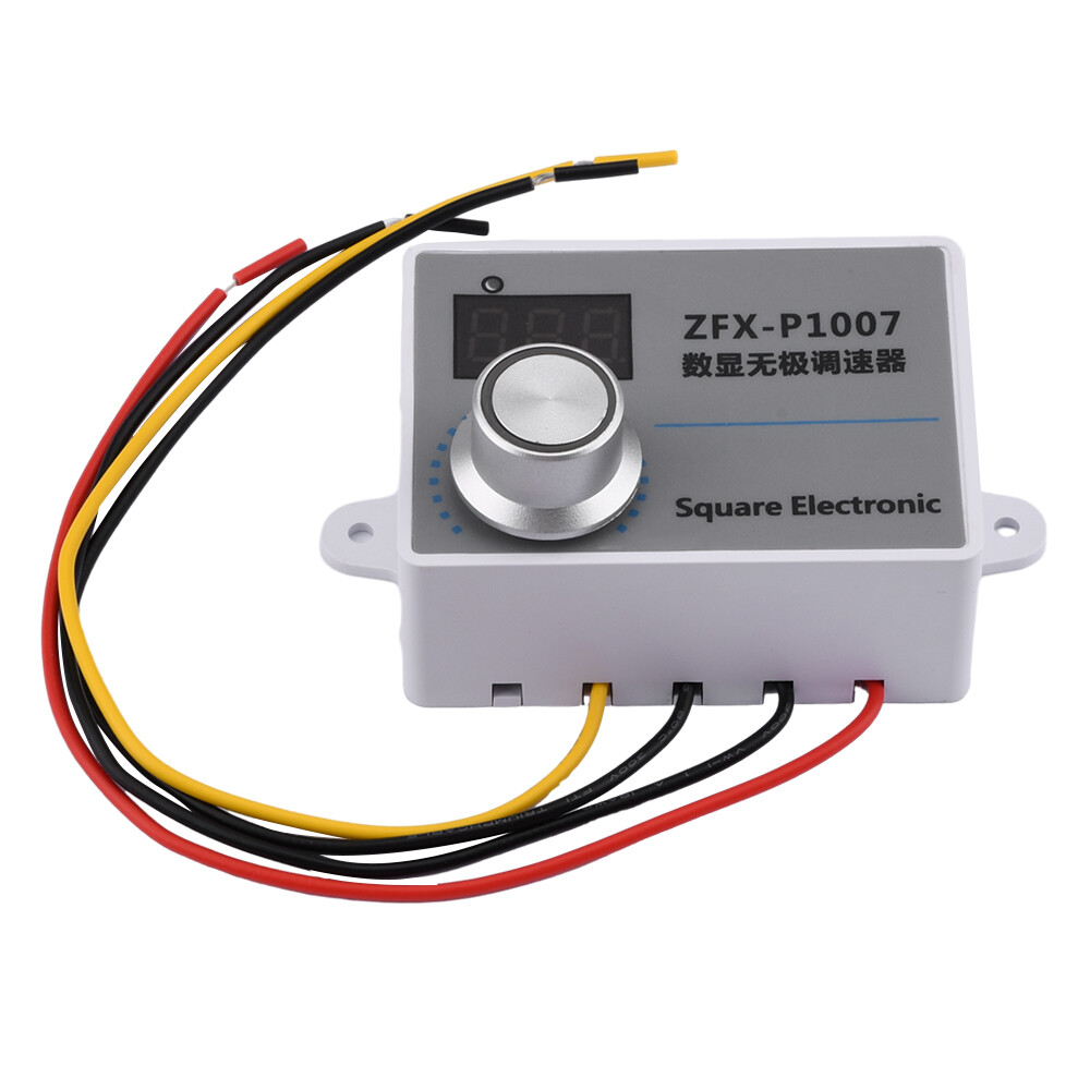 500W Adjustable AC 220V Speed Controller Digital Motor Reducer Speed Regulator