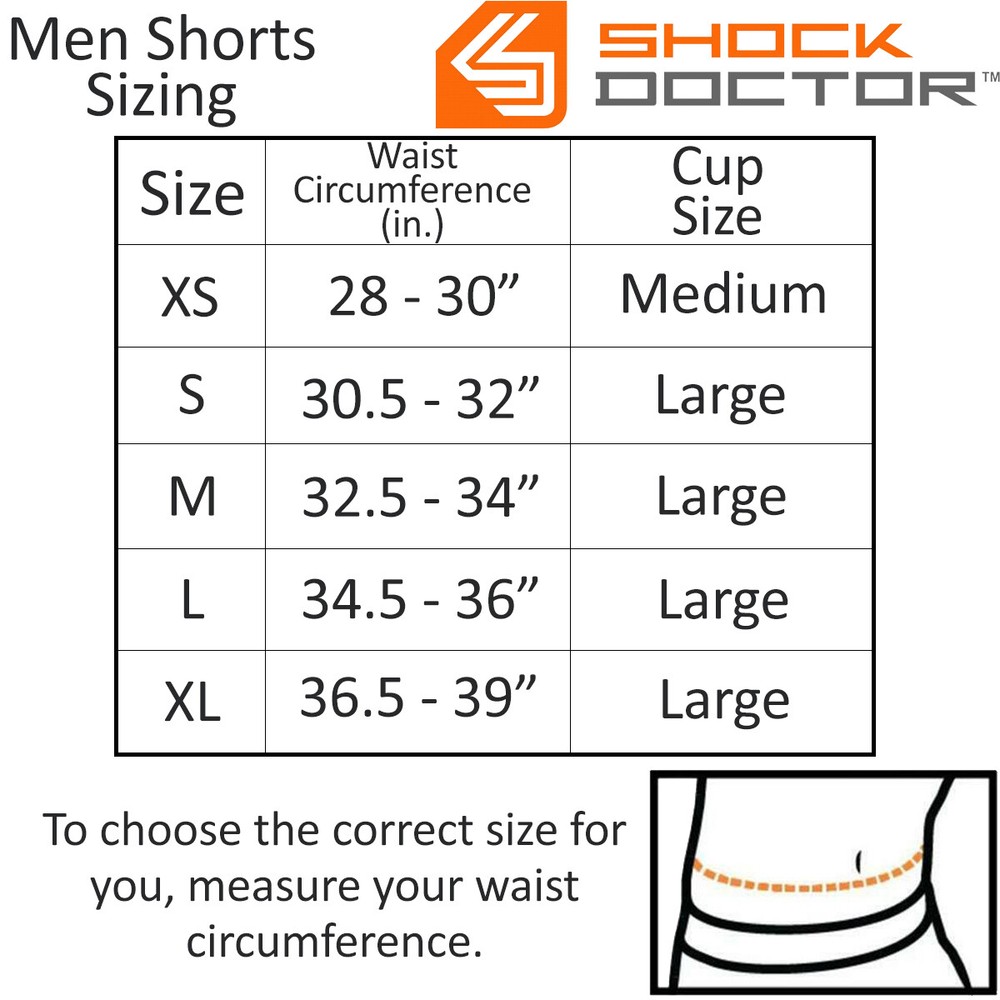 Shock Doctor Core Compression Shorts with Bio-Flex Athletic Cup