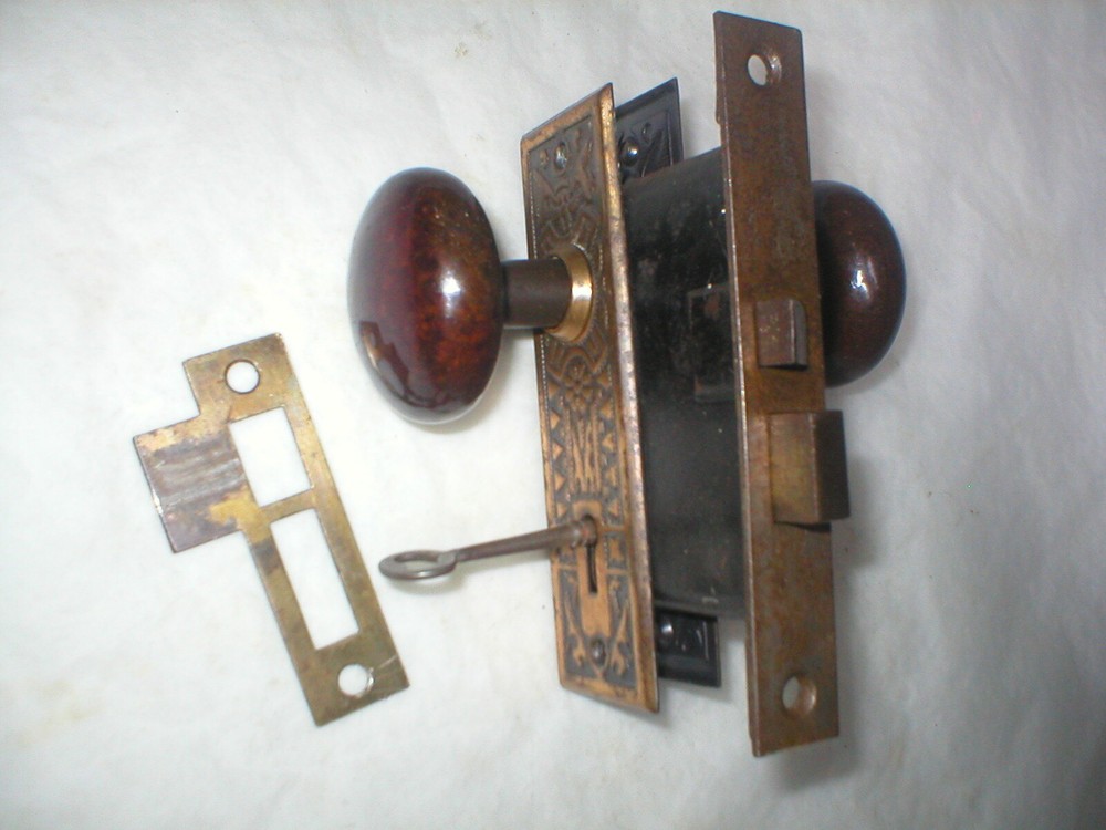 Antique Victorian Era Door Hardware