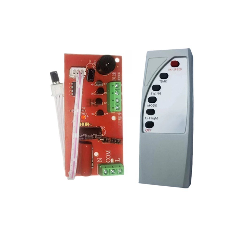 AC Fan Remote Control Board with Sleep Mode Natural Breeze Timer Function