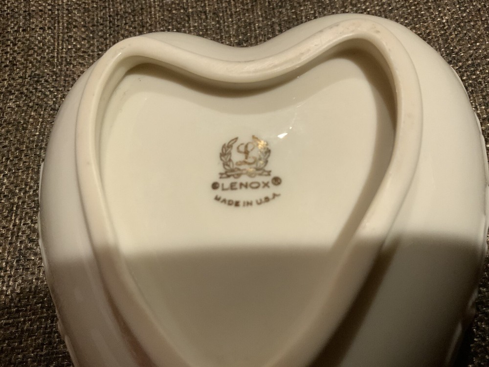 lenox heart trinket box