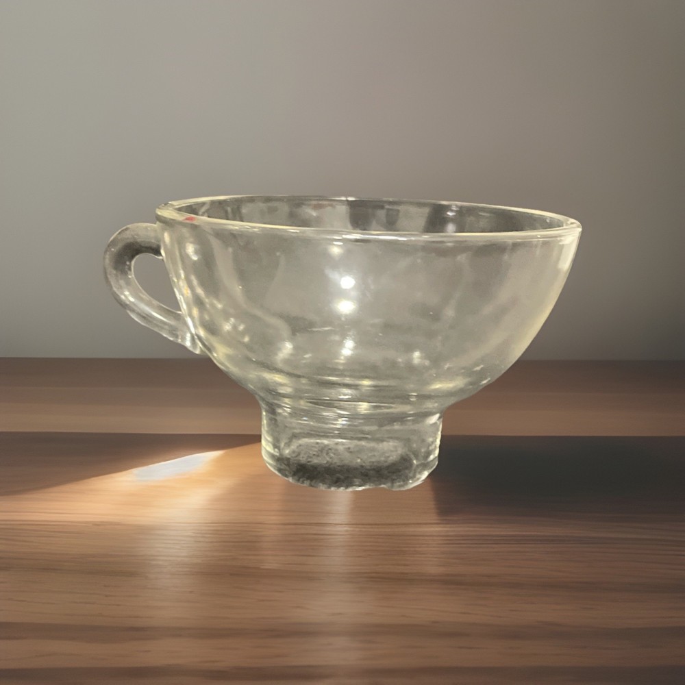 Vintage Glass Canning Funnel Finger Loop Handle Kitchen