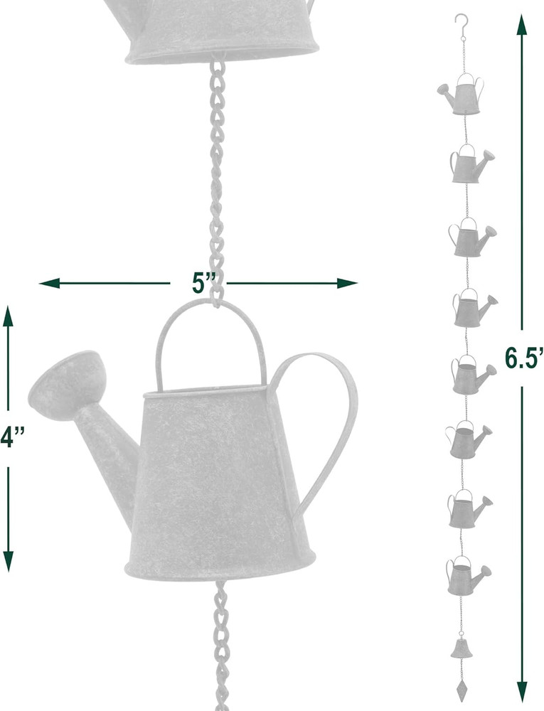 Watering Can Rain Chain