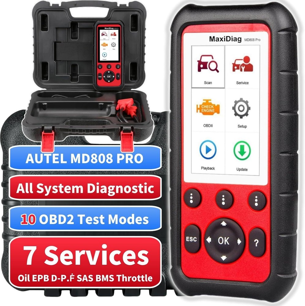 2025 Autel MaxiDiag MD808 Pro Automatic Diagnostic Scanner Tool OBD2 Code Reader