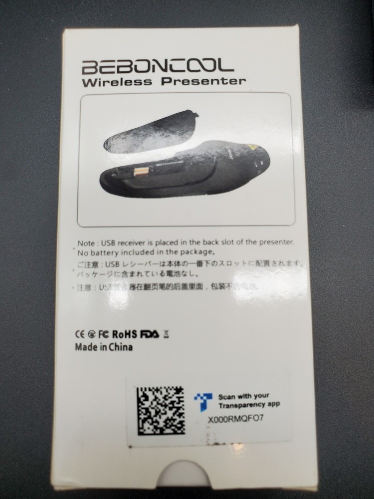 beboncool wireless presenter #DI00-US