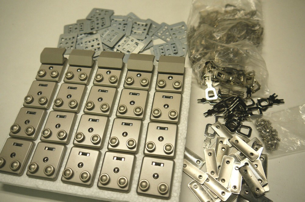 Wholesale solid heavy duty Brushed Nickel Lock. 10 pieces set.