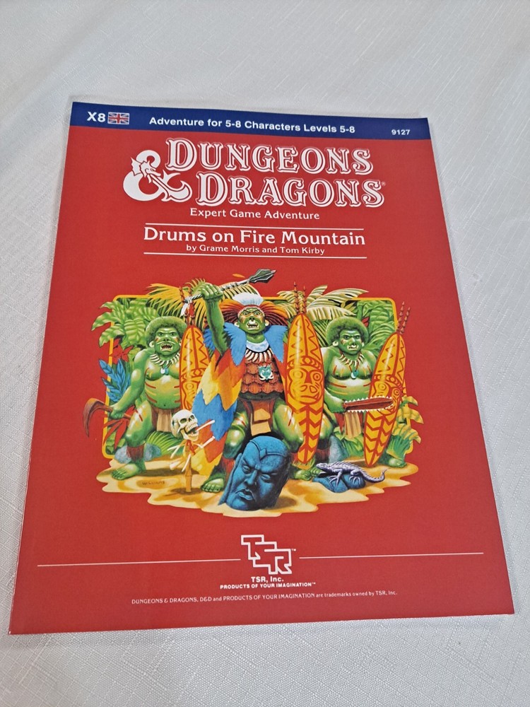 D&D X8 Expert Adventures Drums On Fire