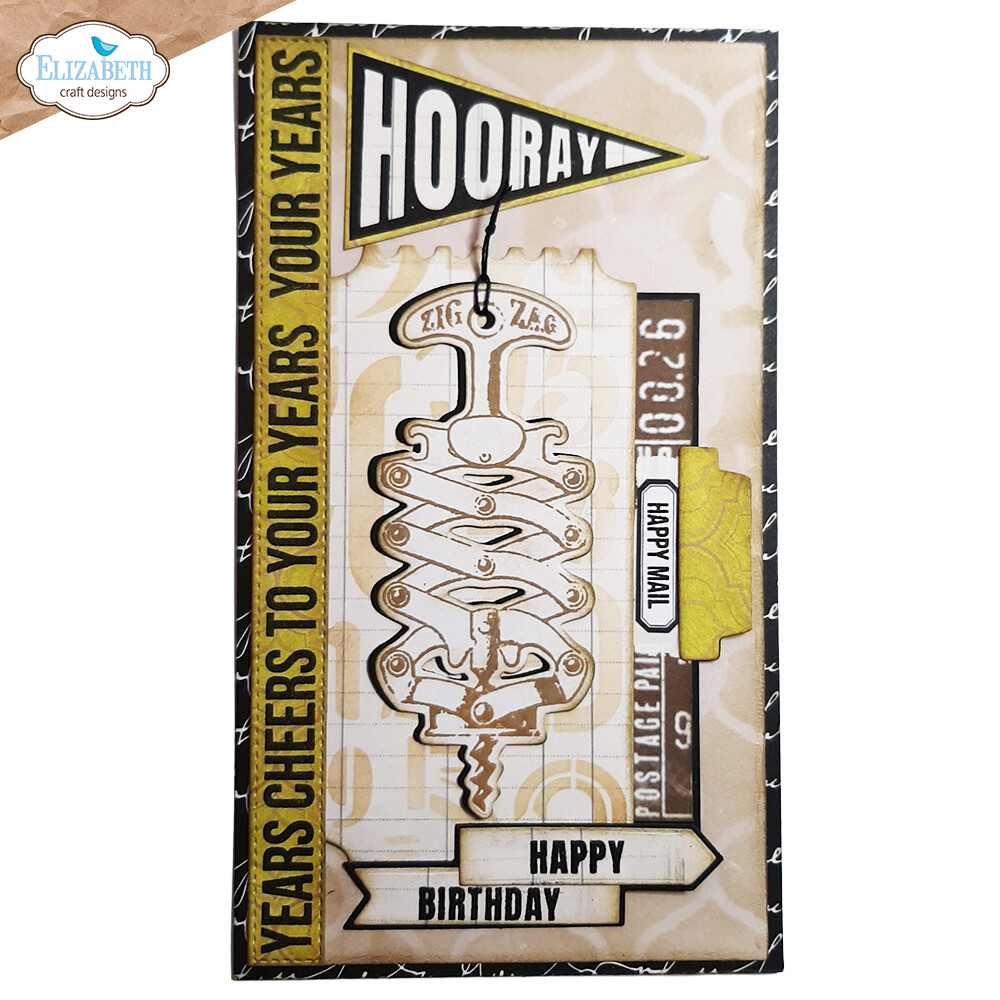 Elizabeth Craft Designs Stamp & Die Set - Celebrations, CS337