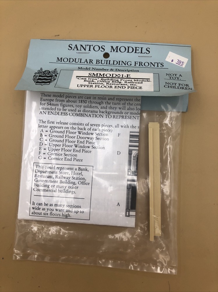 Santos Models SMMOD01-E Upper Floor End Piece