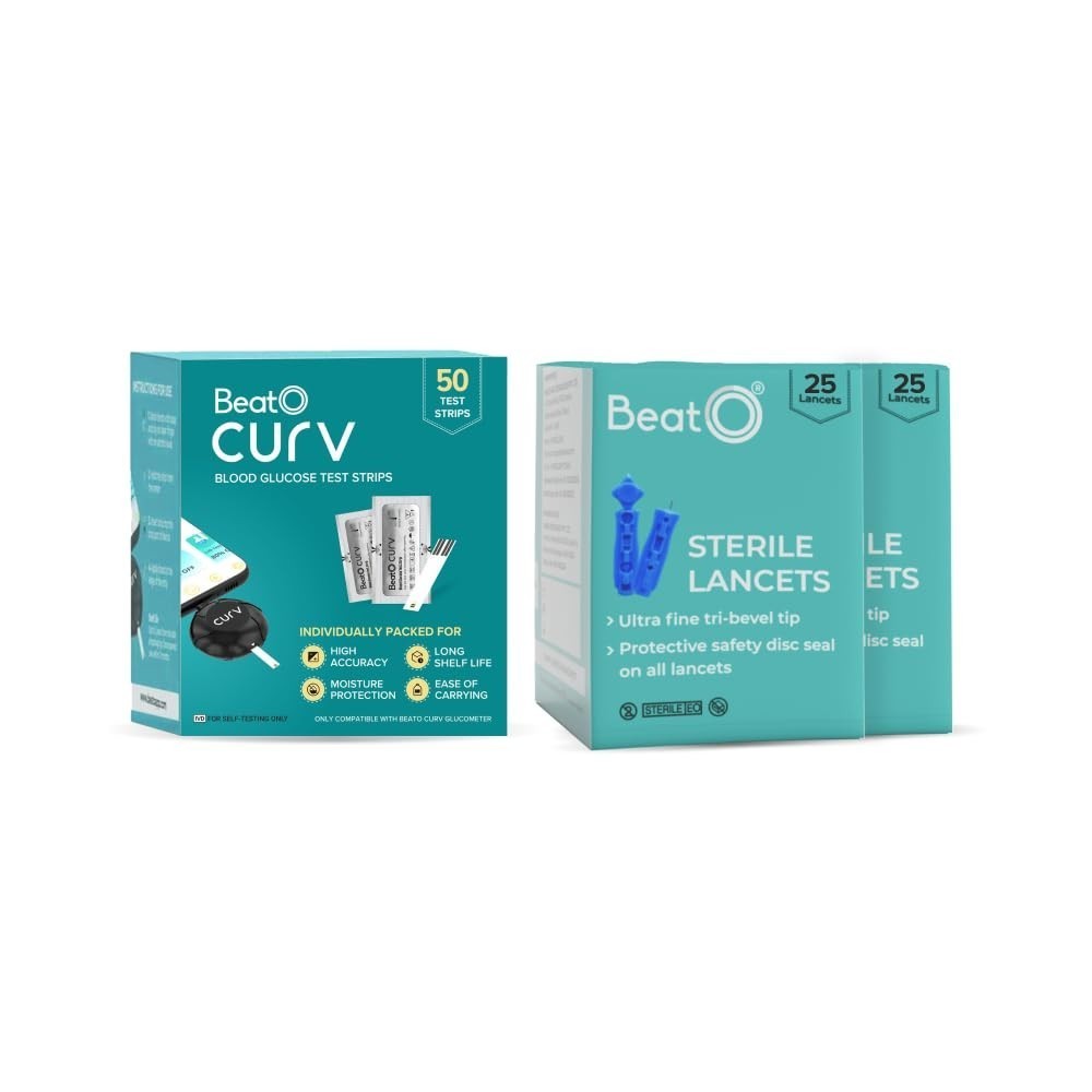 Blood Testing Glucose Test 50 Strips For Glucometer Machine @VI