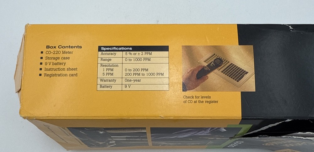 FLUKE CO-220 Carbon Monoxide Meter