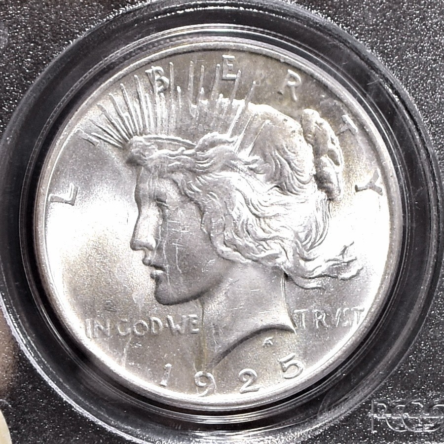 1925 Peace Dollar - PCGS OGH MS63 (#61242-L)