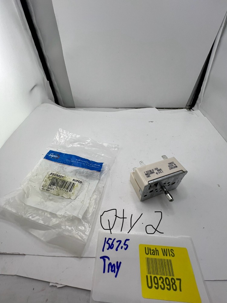 (QTY 2) SUPCO ES10027 Range Infinite Switch