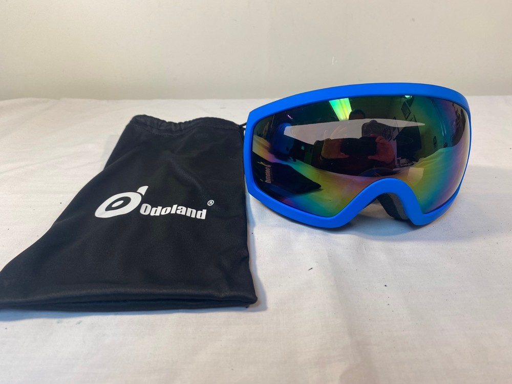 New ODOLAND Ski Snowboard Goggles Blue