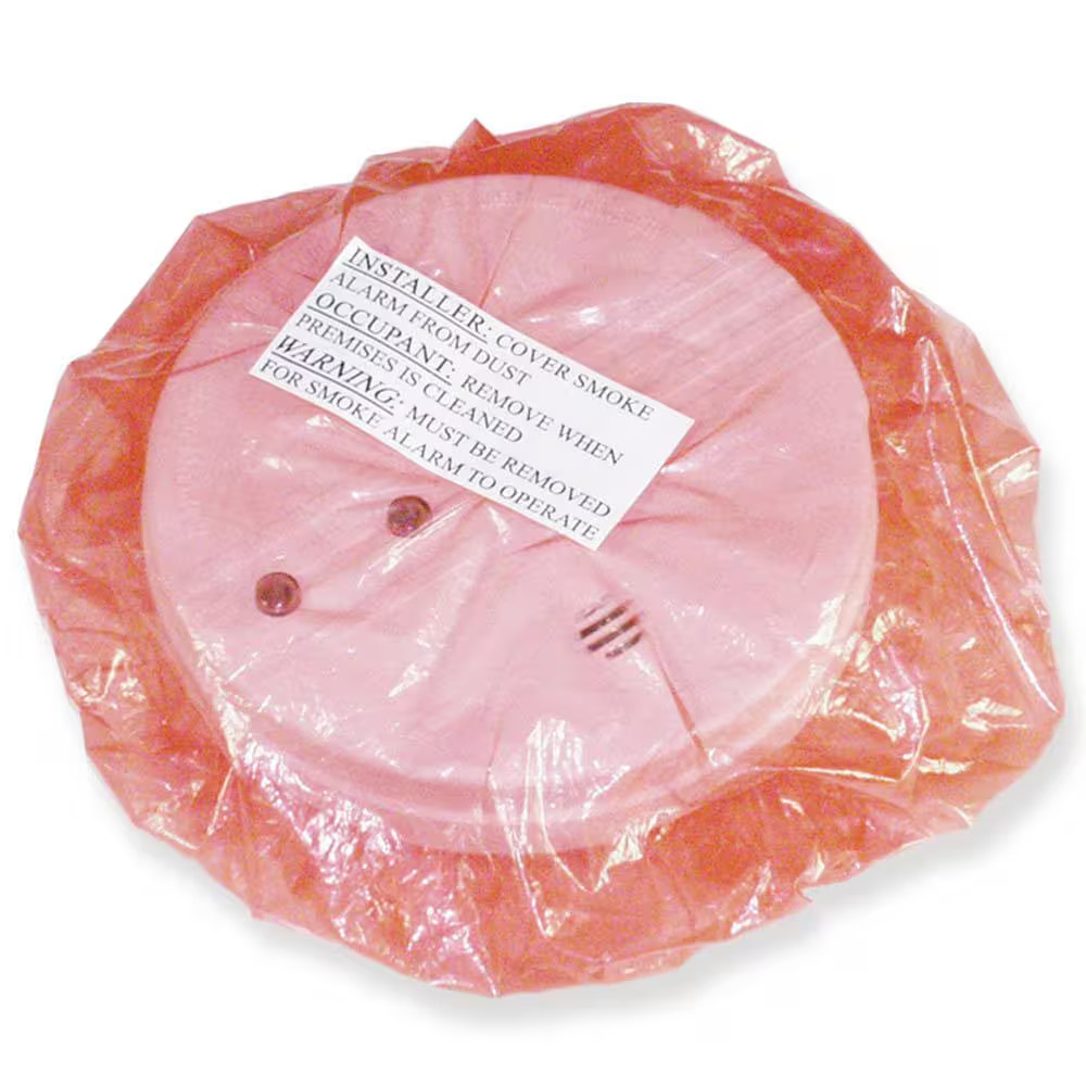 Smoke Detector Dust and Paint Covers 6-Pack