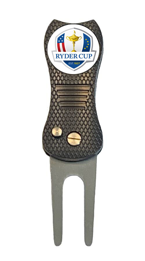 Ryder Cup Golf Ball Marker w/ DivotFix Switchblade Divot Tool