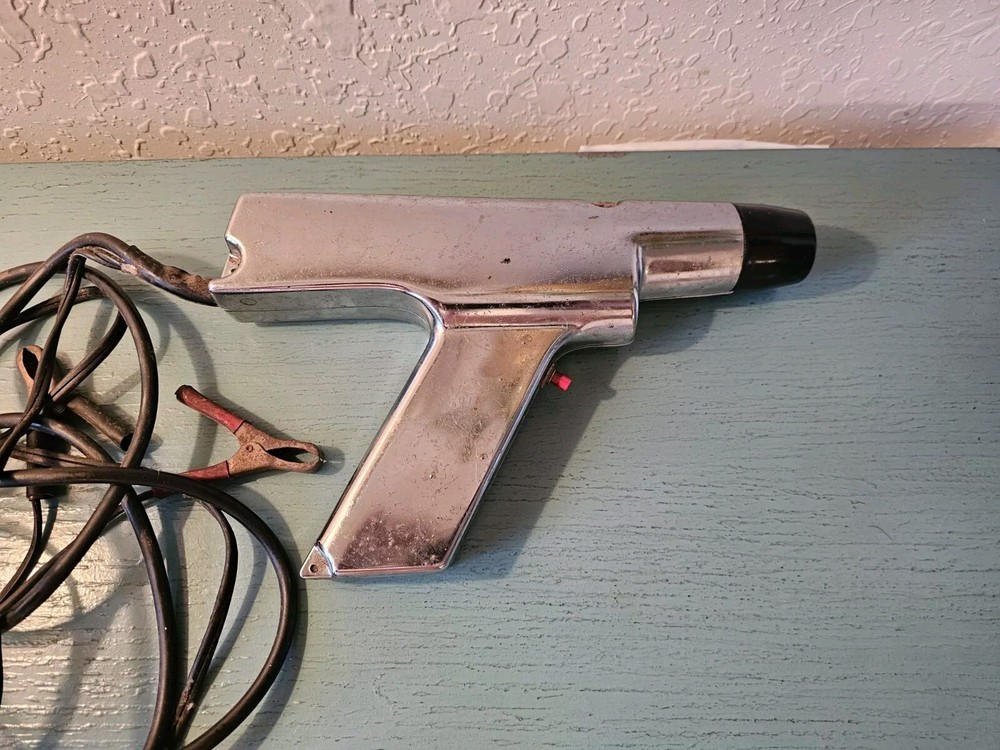 Vintage Chrome Penske Timing Light-Complete/Works