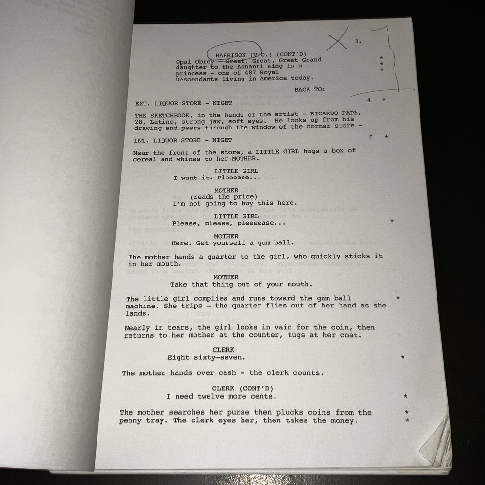 HARRISON MONTGOMERY (2008) Martin Landau's Script w/NOTES / Magic & Money+ COA!