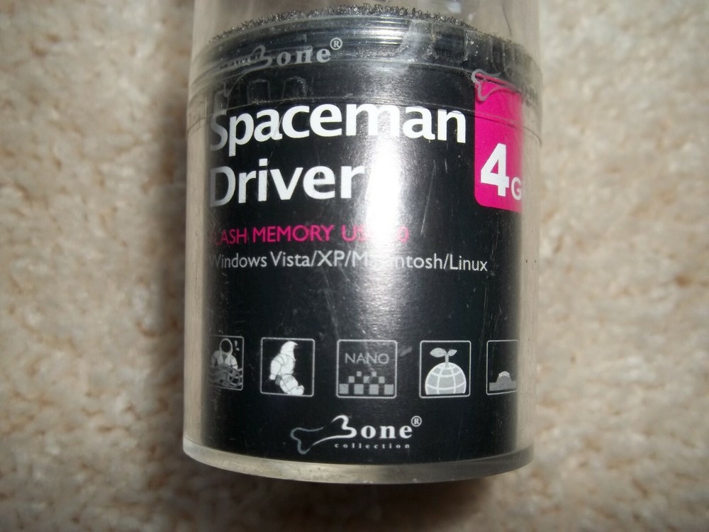 NEW Bone Collection 4GB Spaceman USB Drive - New