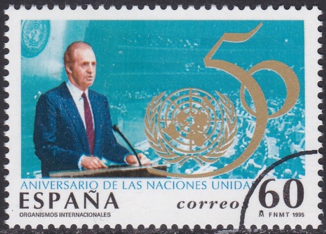 Specimen, Spain Sc2823 UN 50th Anniversary