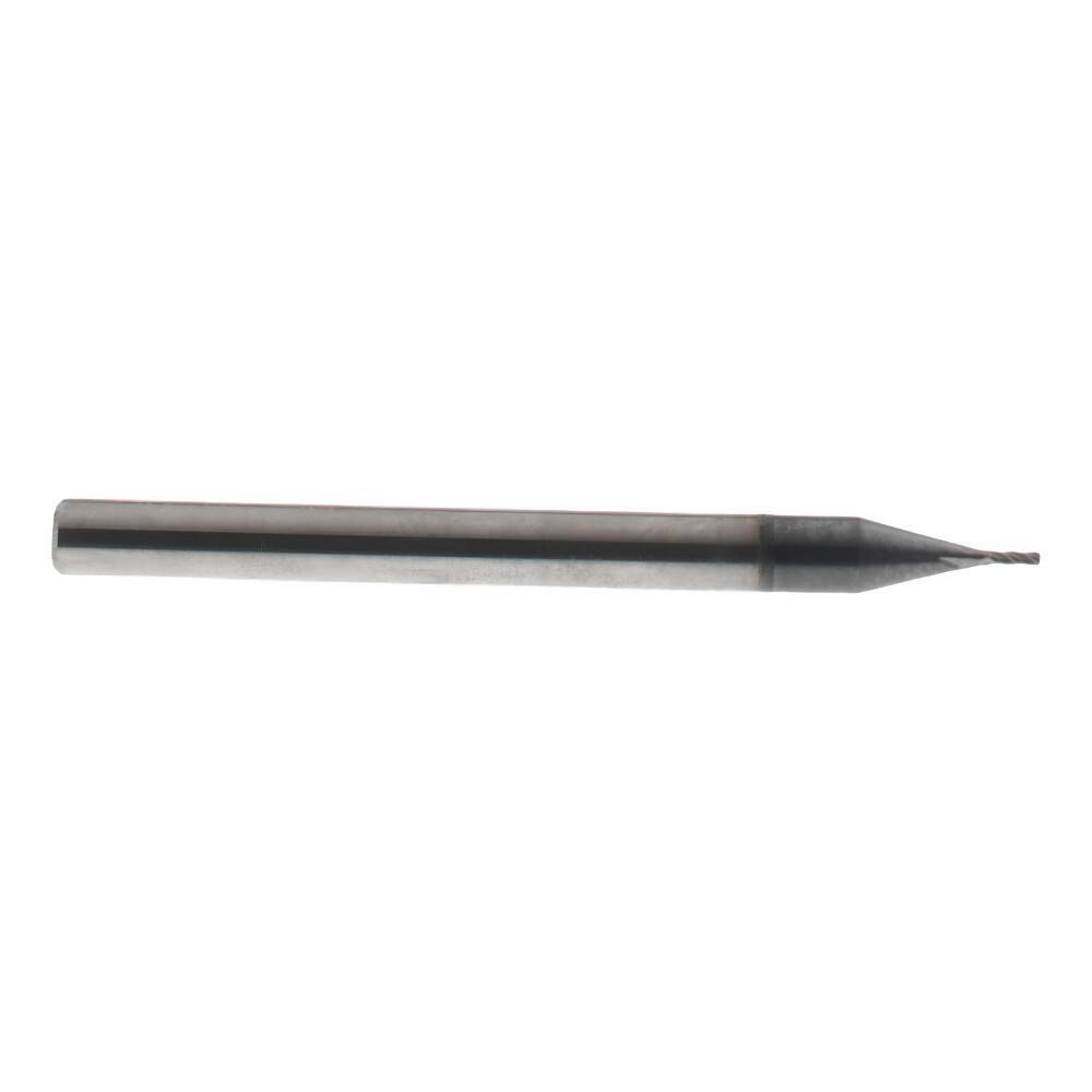 Accupro 0.025" Diam 4 Flute Single End Solid Carbide 0.005" Corner Radius End...