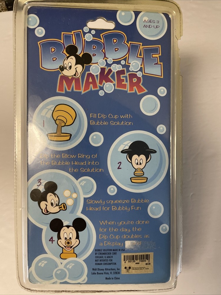 Disney Minnie Mouse Bubble Maker Brand New
