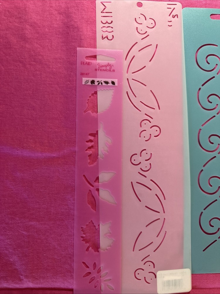 Lot - Quilting Stencils - 8 - Various Patterns, See Photos