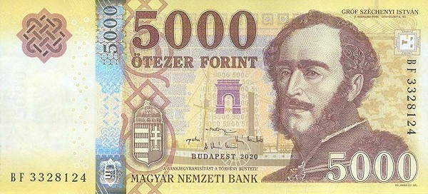 HUNGARY - 2020 5000 Forint UNC Banknote