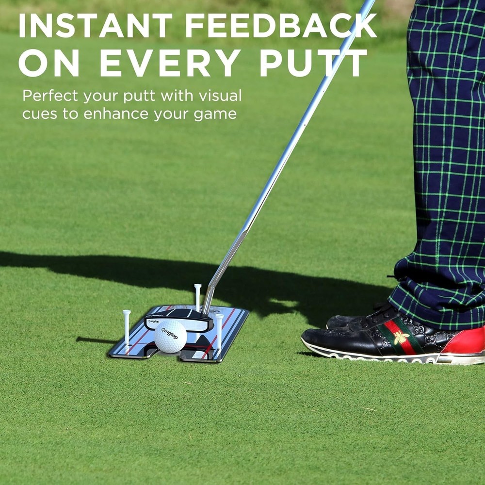Golf Putting Mirror Acrylic Indoor Outdoor Practice Alignment Training Aid