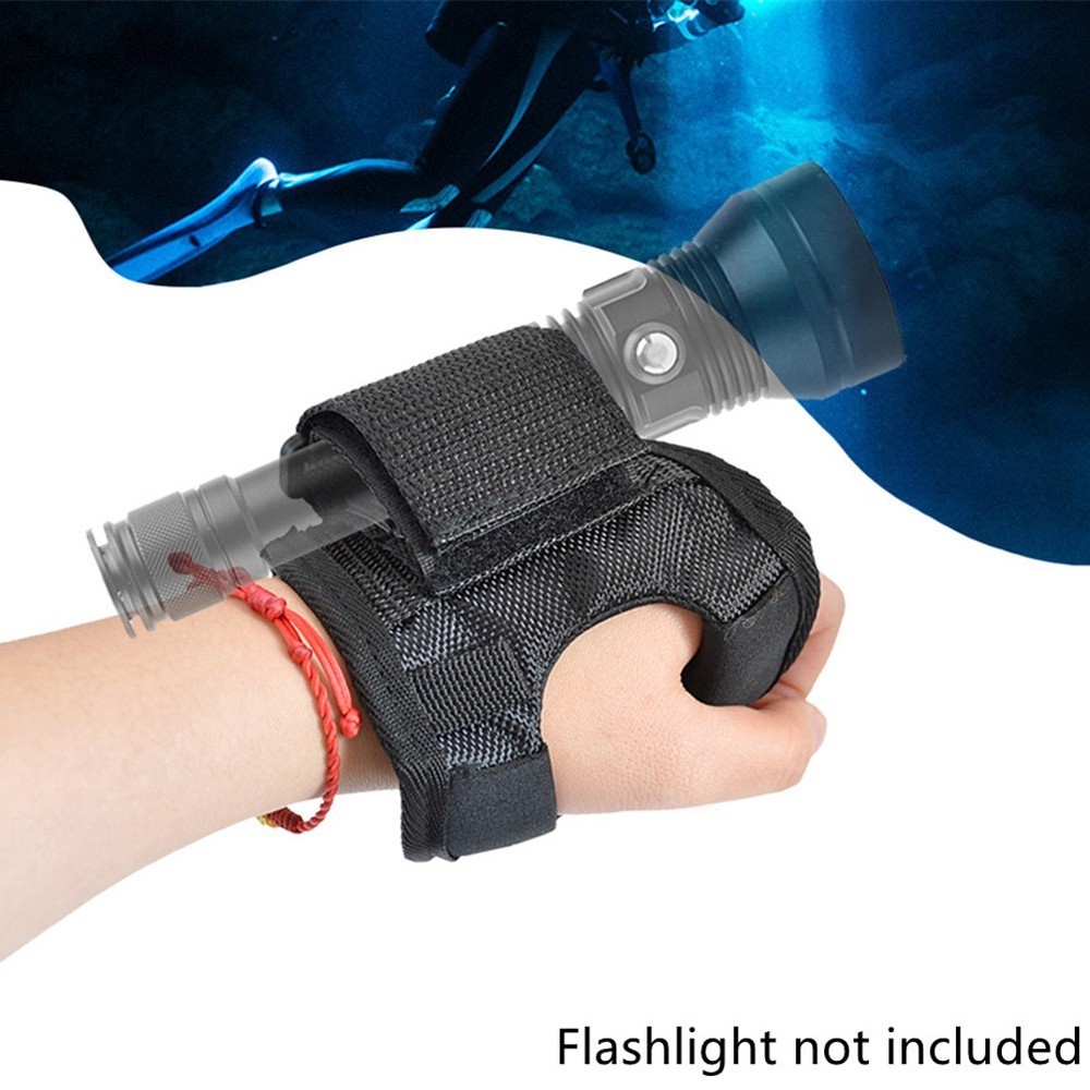 Oxybutadiene Dive Torch Holder Glove for Versatile Underwater Lighting