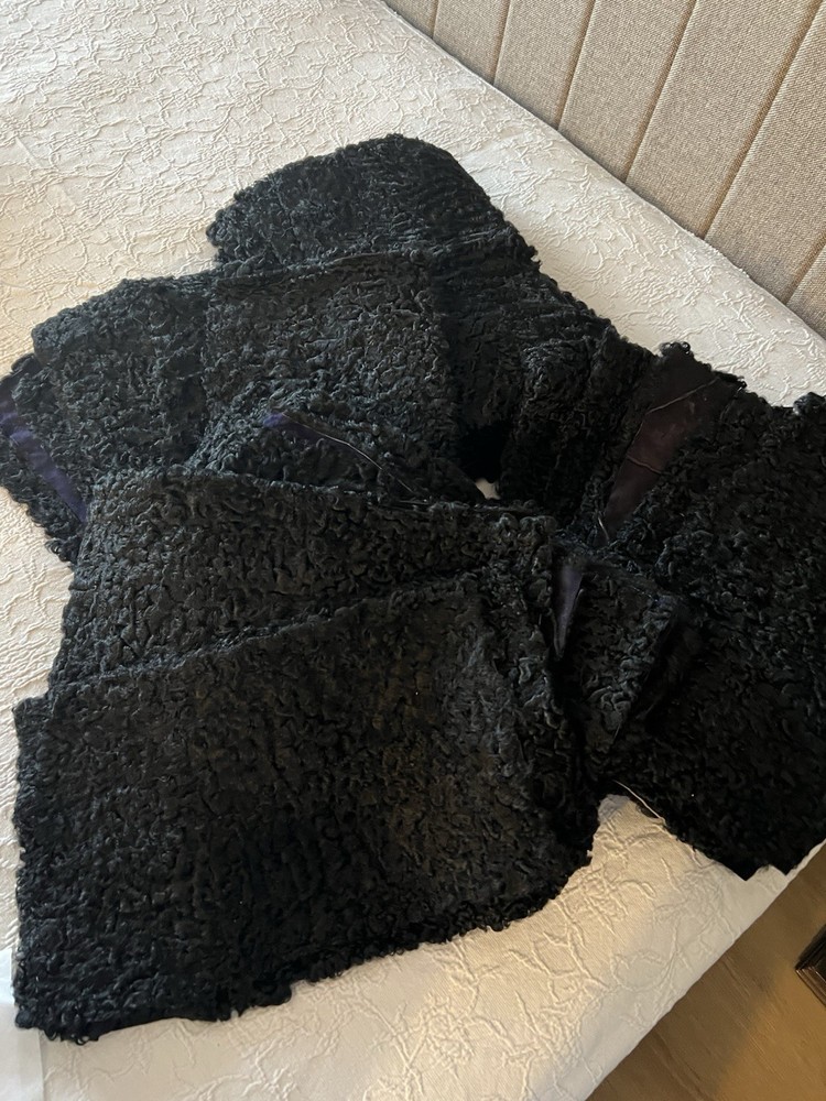Karakul Black fur