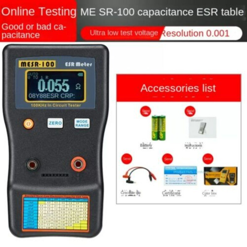 Capacitance Ohmmeter Professional Measurement of Capacitance Resistance