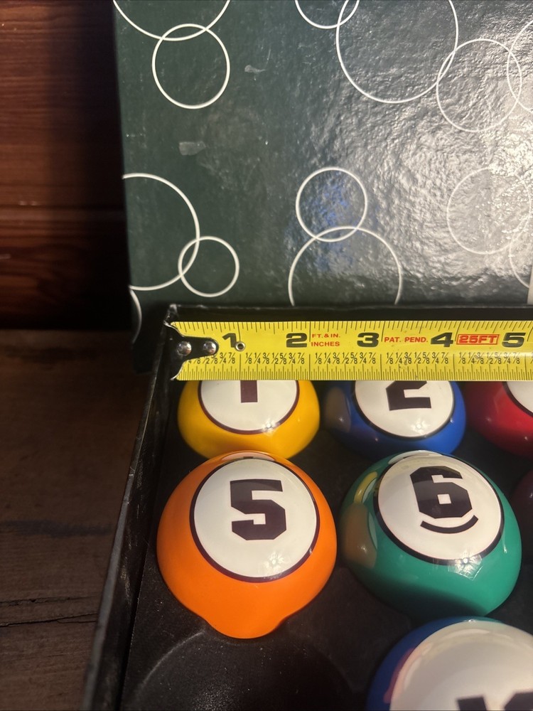Purdue Boilermakers Billiard Ball Set Oversize Fat Numbers