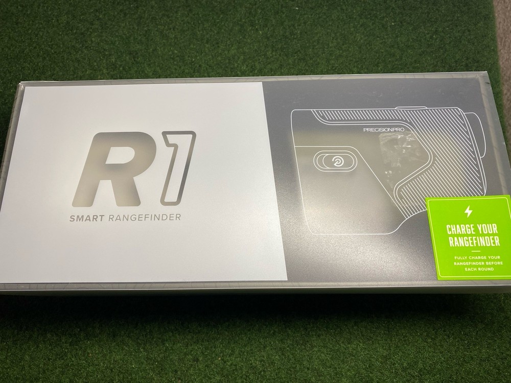 R1 Smart RangeFinder- PrecisionPro- Grey, Includes Charging Cord And Case + App