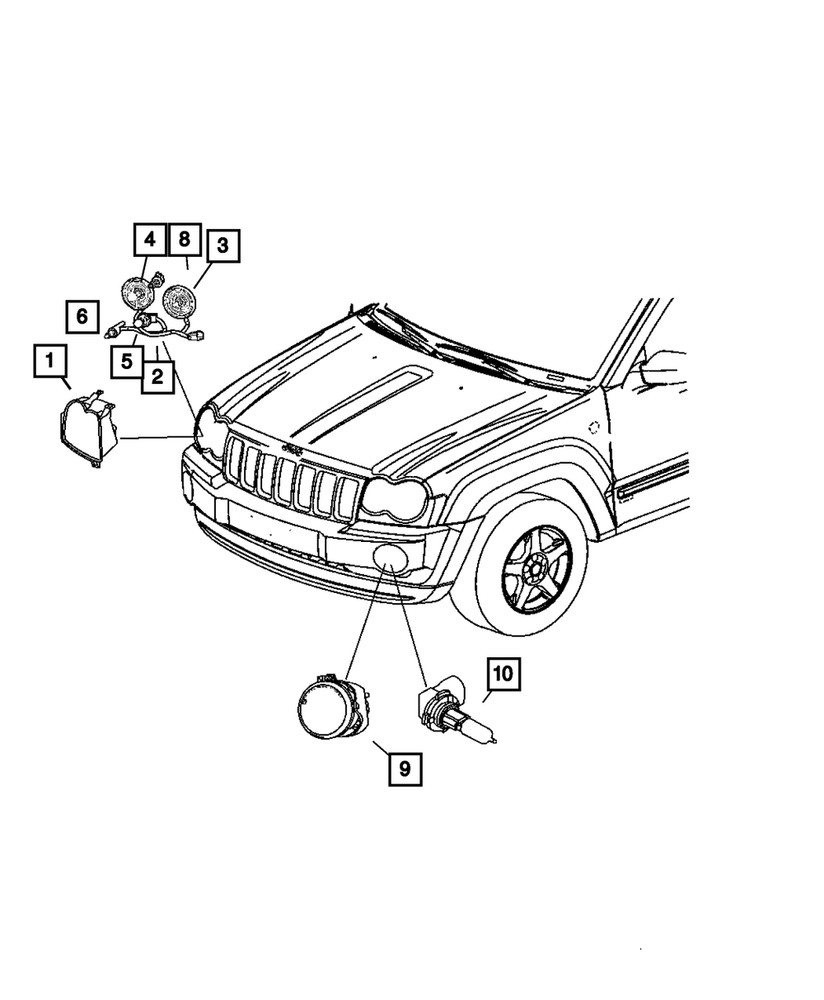 Genuine Mopar Headlamp Boot 5143152AA