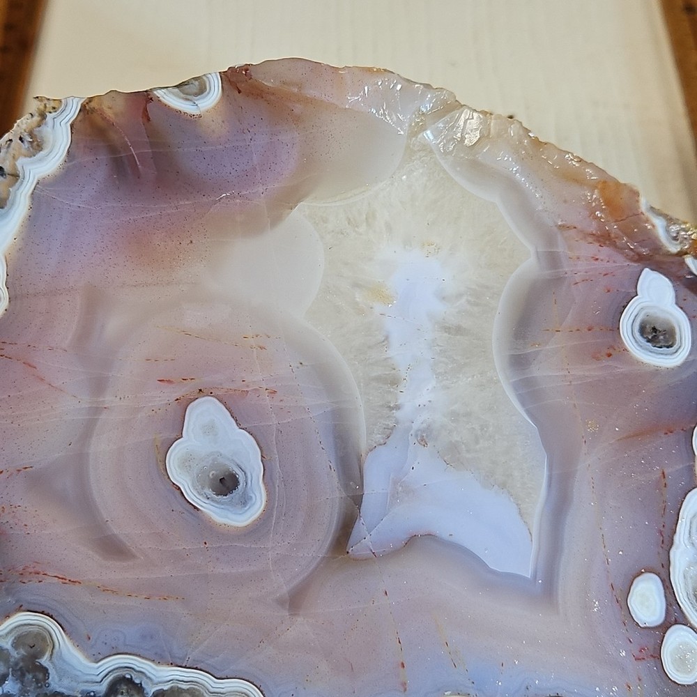 Moroccan Agate , beautiful color and pattern. 2LBS 7.6OZ.