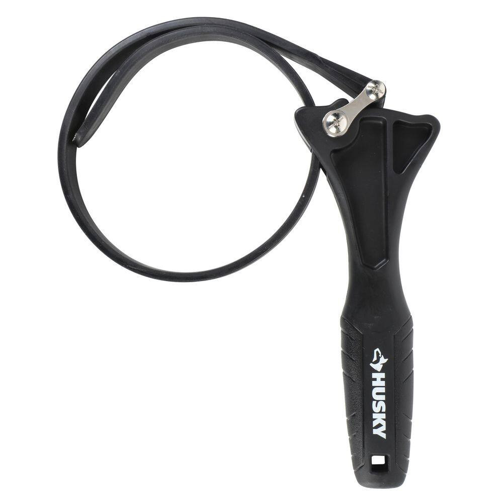 Strap Wrench 6 in Rubber Adjustable Non Marring Grip Polished Pipe Durable Tool