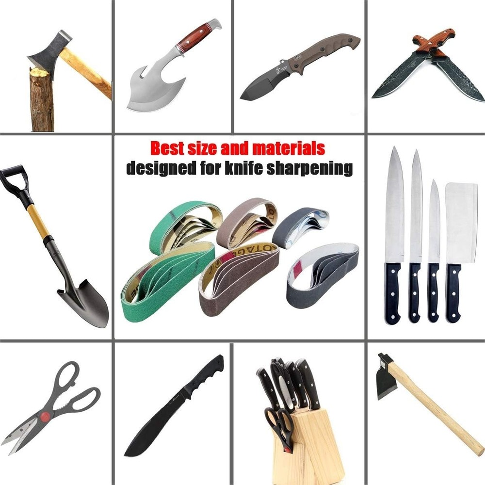 24New Replacement Belt Kit For Work Sharp Knife Tool Sharpener Ken Onion Edition