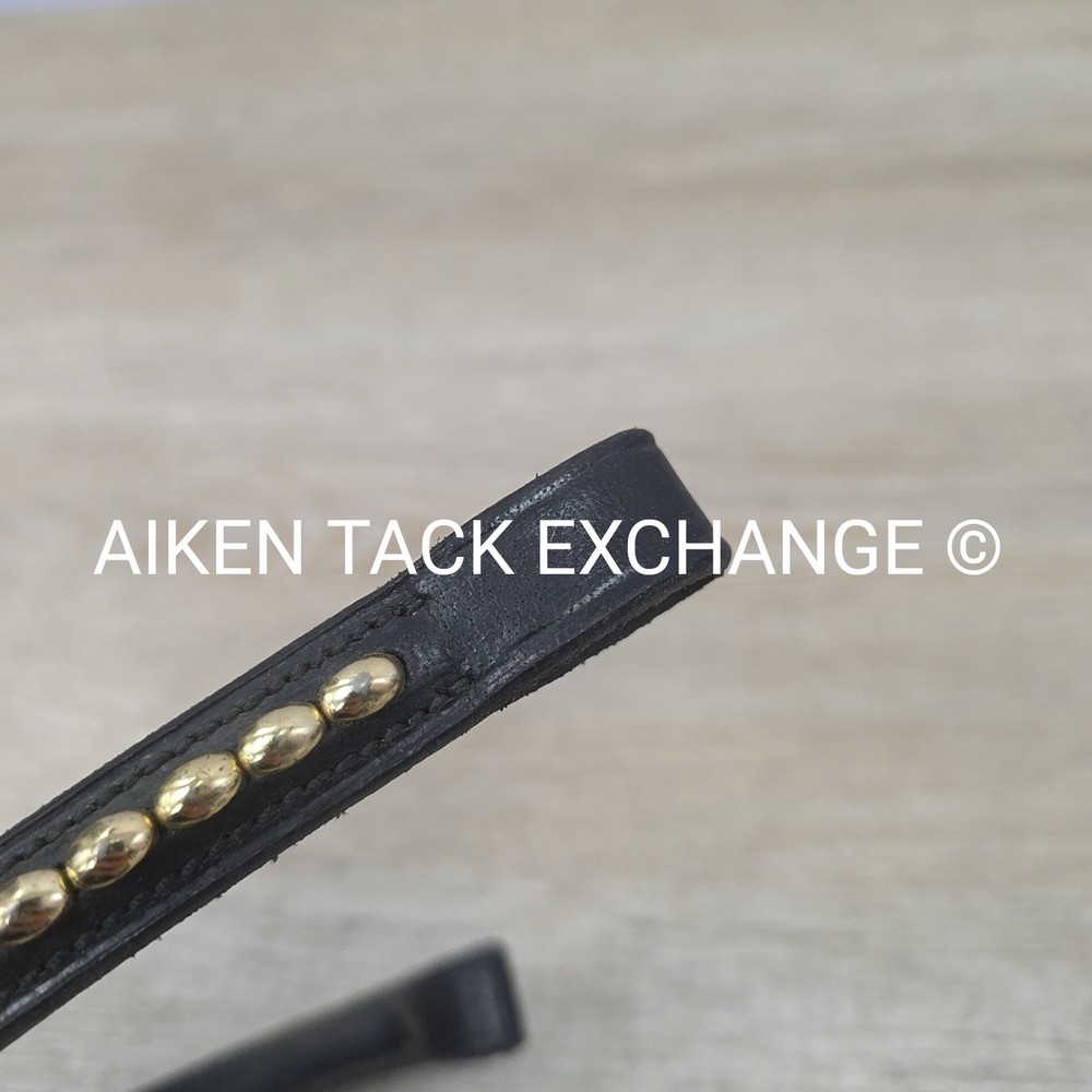 BARGAIN BUNDLE: 2 Browbands with Bling, Black, Size Full (Read Description)